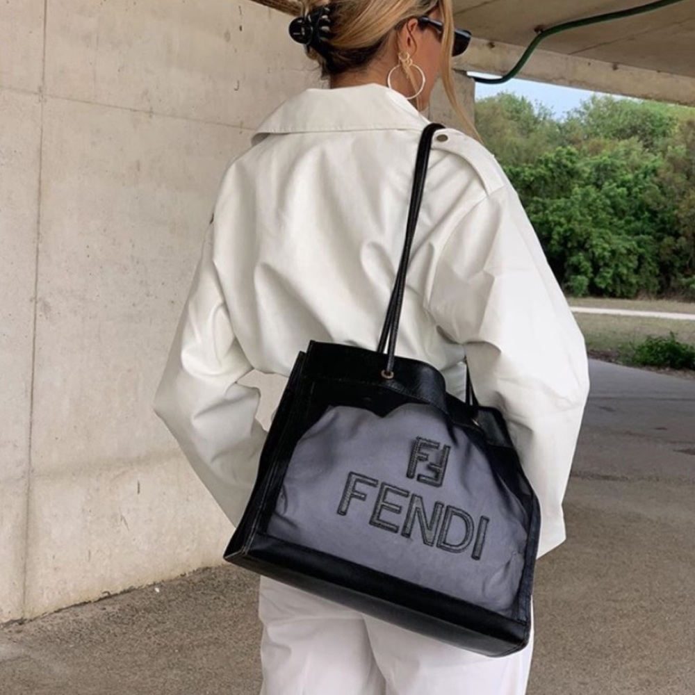 Authentic FENDI RARE 🌟 Bag Tote Bag Mesh